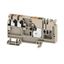 Modular distribution terminals, PUSH IN, 10 mm², 800 V, 57 A, dark beige thumbnail 1