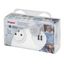 KIT DOUBLE USB+2P+T BLANC ENCASTRE CELIANE thumbnail 5