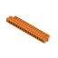 PCB plug-in connector, female header, Inverted flange, THT solder connection, 5.08 mm, Number of poles: 18, 90°, Solder pin length (l): 3.2 mm, tinned, orange, Box thumbnail 3