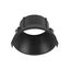 NEW TRIA® 95, ceiling installation ring, recessed, D: 10.3 H: 5.5 cm, IP 20, black thumbnail 1