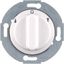 2-pole rotary blind switch with button, Series 1930/Glass, polar white thumbnail 1