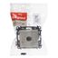 Male TV star socket Valena Life - attenuation 1 dB - with cover plate - ivory thumbnail 2