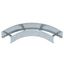 90° bend for cable ladder 110x200 Steel Hot-dip galvanised zinc thumbnail 1