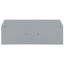 End and intermediate plate 2 mm thick gray thumbnail 3
