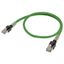 Ethernet patch cable, S/FTP, Cat.6A, PUR (Green Flexible), 5 m thumbnail 2