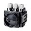 P5-315/EA/SVB-SW/N Main switch, P5, 315 A, flush mounting, 3 pole + N, STOP function, With black rotary handle and locking ring, Lockable in the 0 (Off) position thumbnail 5