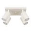 CEILING LAMP FOUR SPOTLIGHTS ON A SQUARE BEIGE ROSETTLE CARBON SERIES thumbnail 1