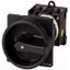 T0-3-15680/V/SVB-SW Main switch, T0, 20 A, rear mounting, 3 contact unit(s), 3 pole + N, 1 N/O, 1 N/C, STOP function, With black rotary handle and locking ring, Lockable thumbnail 1