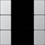 Push button KNX Cover kit-3, complete, alum. thumbnail 4