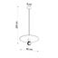FLAVIO HANGING LAMP WHITE E27 1X60W IP20 thumbnail 6