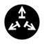 M22-XD-S-X15 Button plate, flat black, symbol Release thumbnail 1