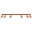 RING CEILING LAMP 6L RED OCHRE 6XGU10 thumbnail 1