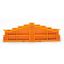 4-level end plate marking: 0-1-2-3--3-2-1-0 7.62 mm thick orange thumbnail 1