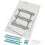 Flush-mounting expansion kit with screw terminal, 3-rows, form of delivery for projects thumbnail 1
