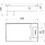 UKL 8 Service outlet for 4 x double Modul 45 282x160x70 thumbnail 2