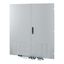 XLSD3D1610 Section door, ventilated IP31, two wings, HxW = 1600 x 1000mm, grey thumbnail 2