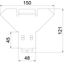 DFAA 050 FS Cover for Add-on tee B50mm thumbnail 2