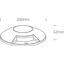 GREY IP67 SURFACE GROUND WW 2X6W 230V thumbnail 3