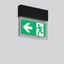 HALYXX, 4,7 W, black, on/off Wall luminaires, L 235 B 40 H 220, SBS, 3 thumbnail 2