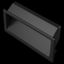 Plastic flush handle, for door thickness 0,8-1,6 mm thumbnail 1