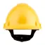 3M™ Hard Hat, Uvicator, Ratchet, Ventilated, Plastic Sweatband, Yellow thumbnail 4