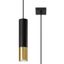 HANGING LAMP LOOPEZ 1 BLACK/GOLD GU10 1X40W IP20 thumbnail 1