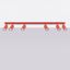Ceiling lamp RING 6L red thumbnail 2