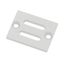 Profile endcap TBH flat with cable entry incl. screws thumbnail 1