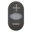 M22S-DDL-S-X4/X5 Double actuator pushbutton, RMQ-Titan, Actuators and indicator lights non-flush, momentary, White lens, black, black, inscribed, Bezel: black thumbnail 5