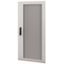 BPZ-DMT-600/15-R-P Transparent door (sheet metal), 3-point locking mechanism with clip-down handle, right-hinged, IP55, HxW=1530x570mm thumbnail 1