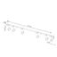 RING CEILING LAMP 6L RED OCHRE 6XGU10 thumbnail 4