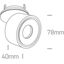 WHITE COB LED 8W WW IP20 230V thumbnail 3