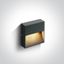 ANTHRACITE WALL LIGHT 3W CCTV IP65 DARK LIGHT 230V thumbnail 1