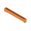 PCB plug-in connector, male header, Flange, THT solder connection, 5.08 mm, Number of poles: 16, 180°, Solder pin length (l): 3.2 mm, tinned, orange, Box thumbnail 4