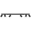 RING CEILING LAMP 6L BLACK GU10 6X40W IP20 thumbnail 1