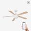 IZARO Ø1320mm WHITE 5 BLADES LED 15W SIN R thumbnail 2