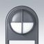 EYE BOLLARD SMALL ANT - Bollard frame thumbnail 1