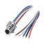 SACC-DSI-M12MSL-4FE-M16XL/0,2 - Device connector, rear mounting thumbnail 1