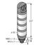 LED Signal Light Tower Light   TL50RWGBALSKQ thumbnail 1