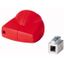 K1AR Rotary handle, 6mm, direct mounting, red thumbnail 1