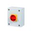 P3-63/SE3/SVB Main switch, P3, 63 A, surface mounting, 3 pole, Emergency switching off function, With red rotary handle and yellow locking ring, Lockable in the 0 ( thumbnail 3