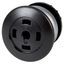 M22-DRP-S-X Mushroom actuator, RMQ-Titan, Mushroom, maintained, Mushroom black, Without button plate, Bezel: titanium thumbnail 3