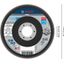 PRO Metal X571 Flap Disc Straight Version Fiber for Small Angle Grinders thumbnail 3