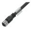 Sensor/actuator line, One end without connector, M12, Number of poles : 5, 10 m, Female socket, straight, Shielded: Yes, LED: No, Sheath material: PUR, Halogen: No thumbnail 2