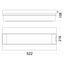 Flush-mounted distribution board SRp-24/1, N+PE (1x24) IP40, transparent door thumbnail 2