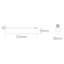 WHITE 24W CCTV LINEAR TRACK LIGHT 230V IP20 thumbnail 2