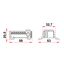 Easy Connection Box blank, 2 x 25 mmý,, 14 x 4 mmý, (The price is shown without markup on metals. Request a quote for accurate information) thumbnail 2