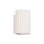 WALL Sconce Lamp with a corrugated shade and a designer finish, Karbon series thumbnail 1
