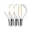 Light Bulb Clear E14 | 3-pack | G45 | 4000 Kelvin | 500 Lumen thumbnail 1