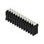 Printed circuit board terminals, 3.50 mm, Number of poles: 12, 180°, Solder pin length (l): 1.5 mm, black, PUSH IN with actuator, Clamping range, max. : 1.5 mm², Tube thumbnail 2